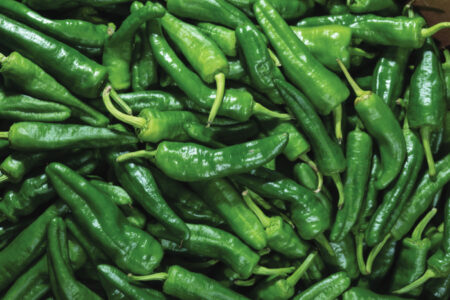 green chili peppers